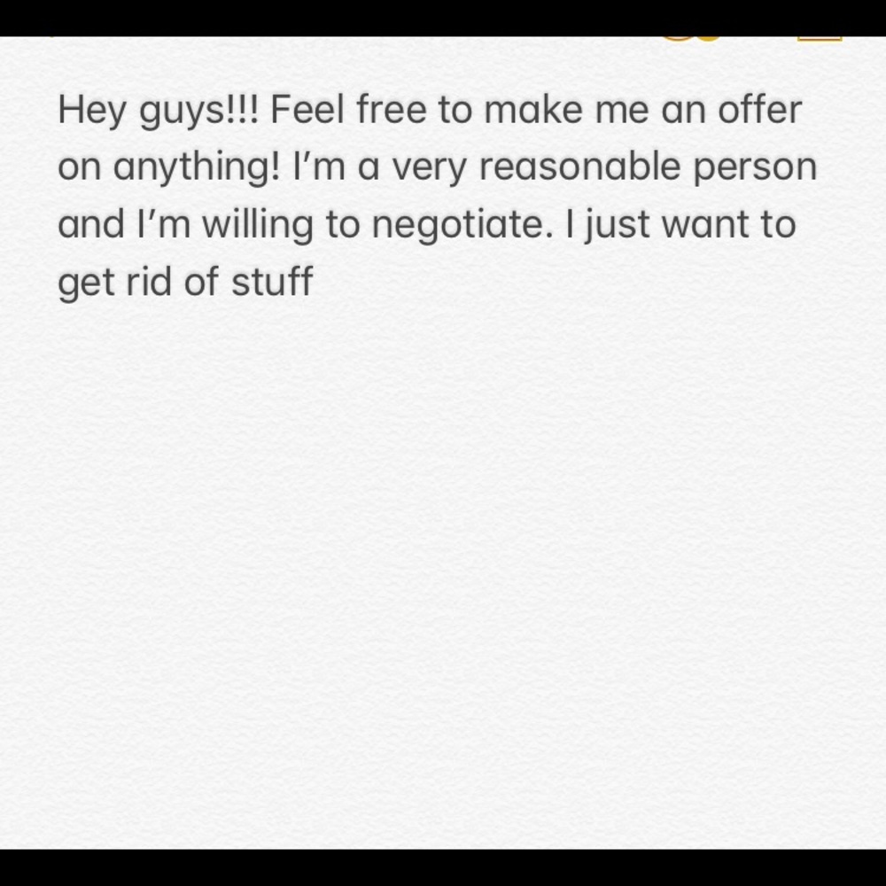 Make offers!!